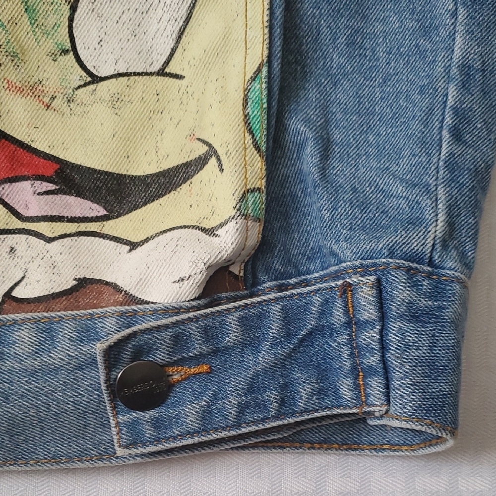 Members only X Nickelodeon Cartoon Denim Jacket size M - Picture 3 of 16